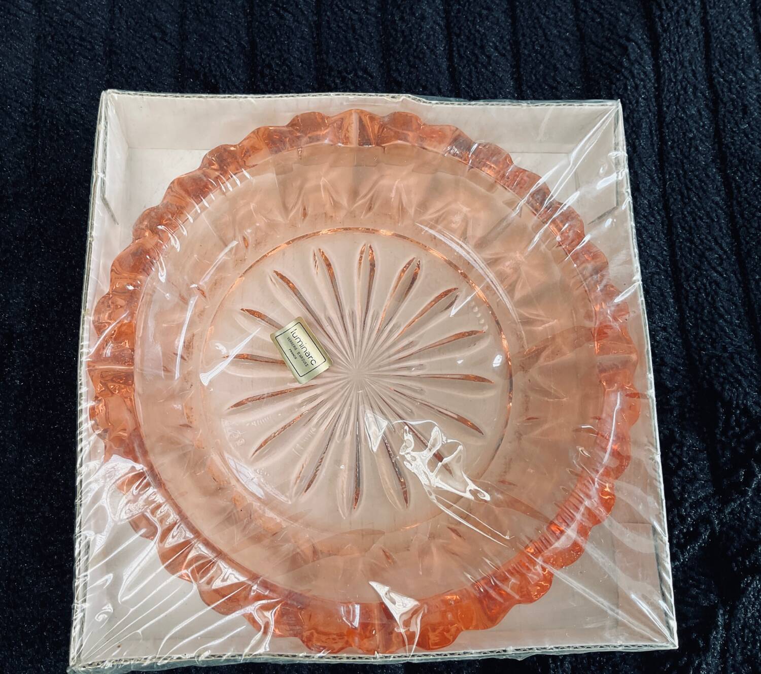 Vide-poches cristal vintage
