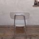 1950s chrome and fabric compass base chair