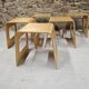 Lot 5 tabourets Lisa Noringer pour Ikea 2000"