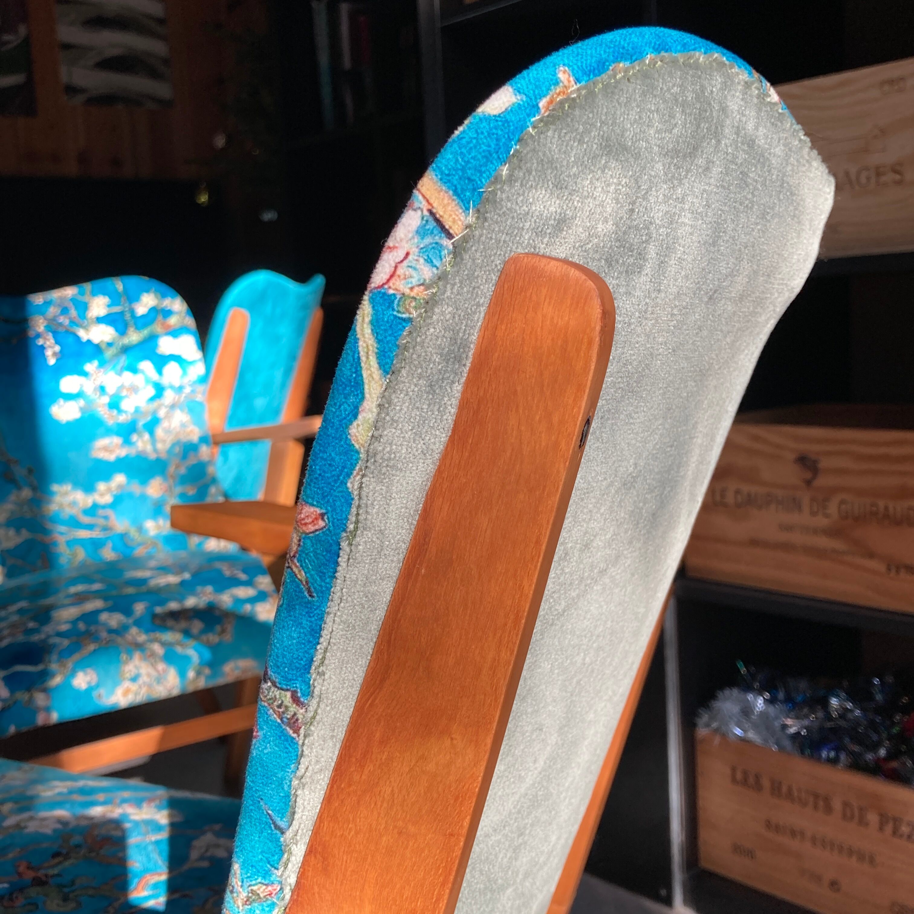 Trio of vintage armchairs