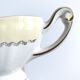 Vintage sauce boat L'Amandinoise model Paola white cream flowers