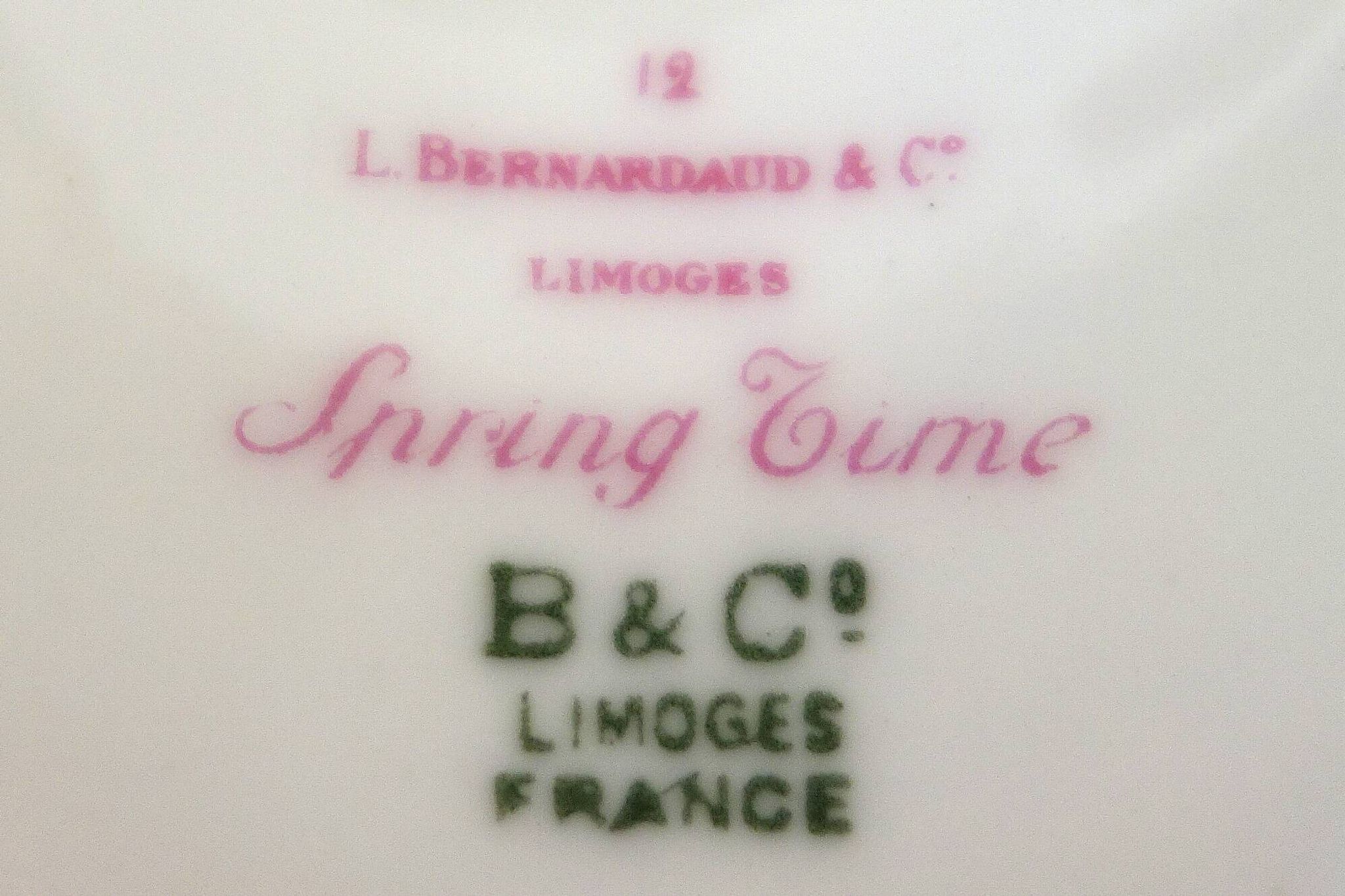 Compotier vintage Bernardaud vers 1930