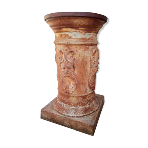 Colonne de jardin piédestal fonte