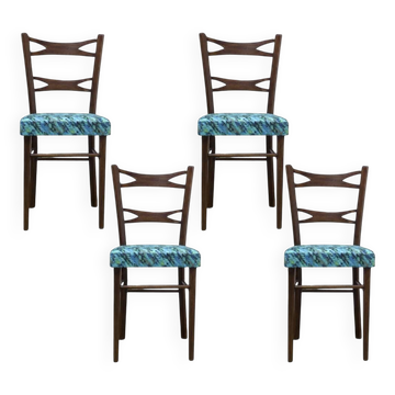 Spanish Dining Chairs from Muebles Mocholi, 1960s, Set of 4