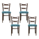 Spanish Dining Chairs from Muebles Mocholi, 1960s, Set of 4