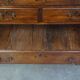 Large antique English oak secretaire from the 18th century