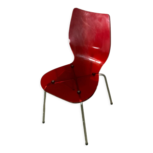 chaise vintage acrylique