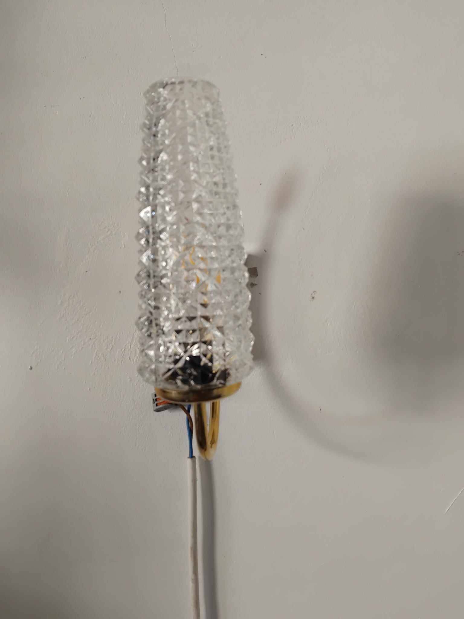 Pair of 50's wall lights from LUNEL