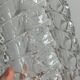 Large clear thick glass vase, heavy vase for large bouquet