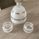 Carafe and glasses of the 50s