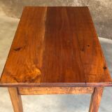 Walnut wood desk with a drawer