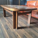 Vintage coffee table Trioh Møbelfabrik Denmark, ceramic by Ox-Art