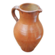 Old Large Jug in Brown Glazed Stoneware H 29 cm