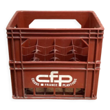 Casier à bouteille vintage caisse france plastique cfp
