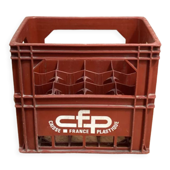 Casier à bouteille vintage caisse france plastique cfp