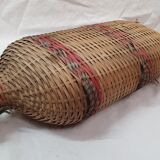 Scoubidou rattan bottle 1970