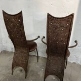 Set of 4 Post-Mordern chairs