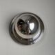 Olry Italy silver-plated presentation bell with tray and glass.