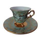 Limoges porcelain tripod cup