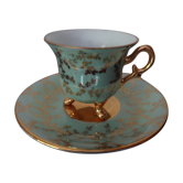 Limoges porcelain tripod cup