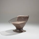 Pair of raphael raffel lounge chairs, 1980s