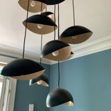 Recent hanging lamp in the style of the 50s