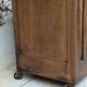Buffet bas en bois massif sur roulettes – style industriel & campagne