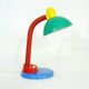Lampe Aluminor flexible style Memphis en métal et plastique.Année 80