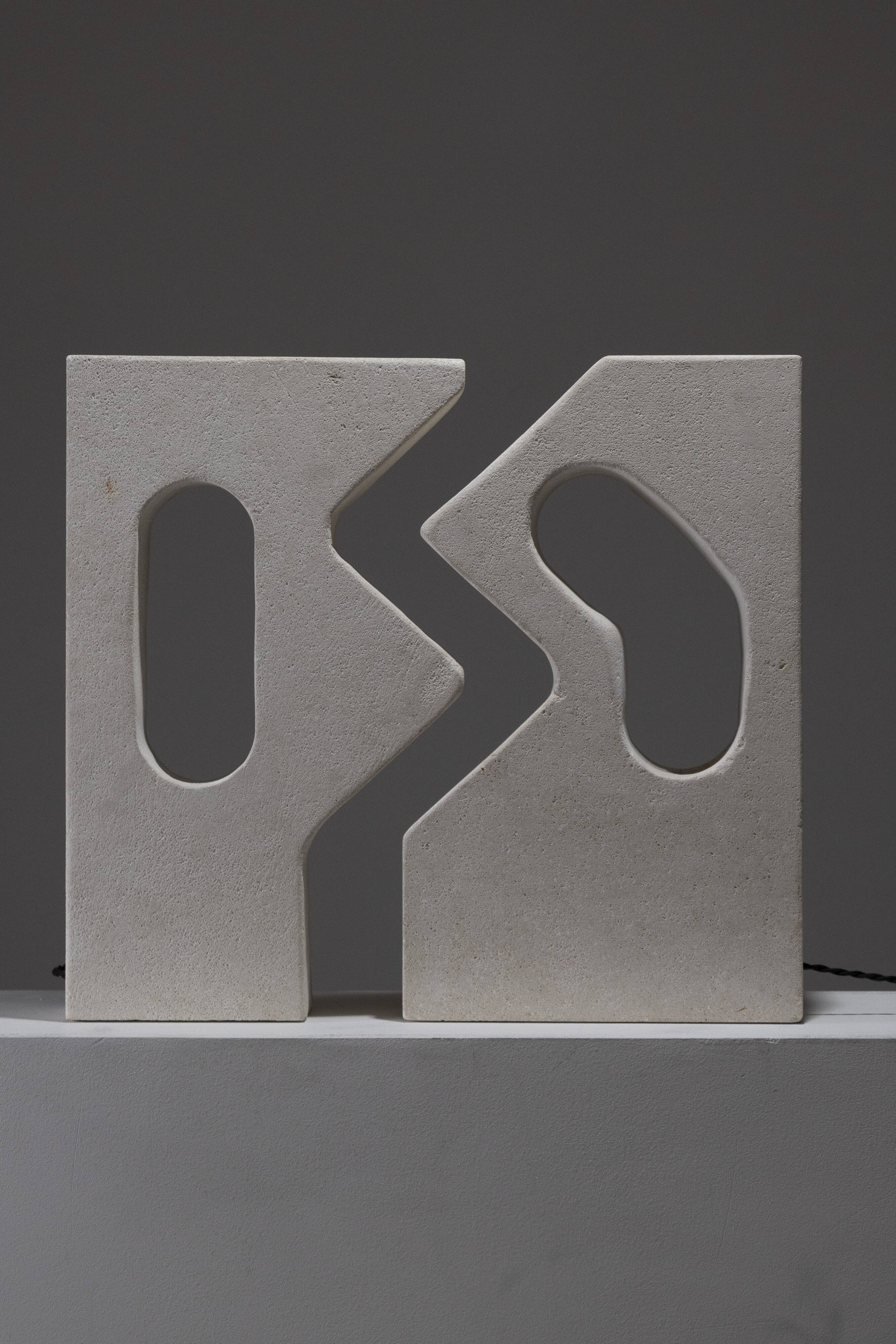 Pair of workshop lamps