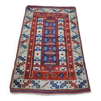 Tapis kazak vintage noué à la main 185x127cm