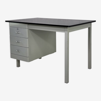 50s desk in industrial style metal