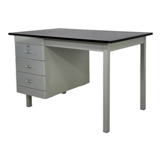 50s desk in industrial style metal