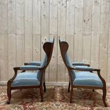 Paire de fauteuils Voltaire Louis Philippe