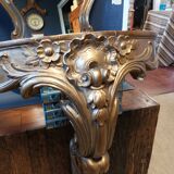 Console with mirror