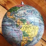 Former globe of the 40s/50s in boiled cardboard of the brand Taride