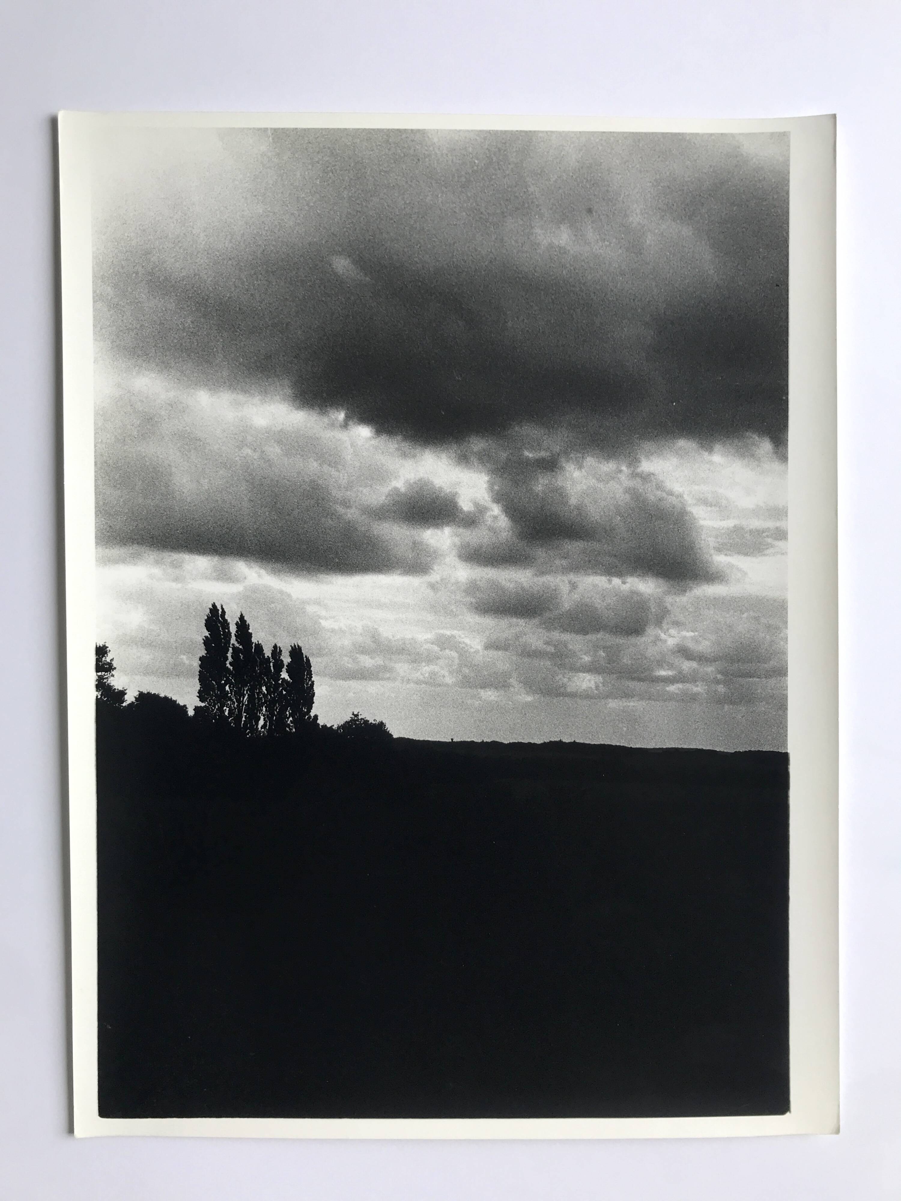 Rosine NUSIMOVICI, Untitled (Cloud V), c 1980. Black and white silver print
