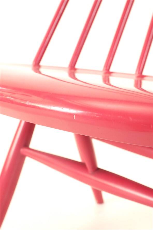 Asko / Ilmari Tapiovaara "Mademoiselle" spindle-back armchair / mid-century modern design / Finland / 1950s-60s