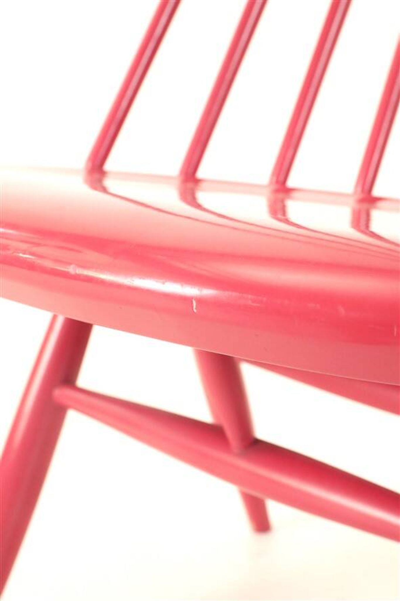 Asko / Ilmari Tapiovaara "Mademoiselle" spindle-back armchair / mid-century modern design / Finland / 1950s-60s