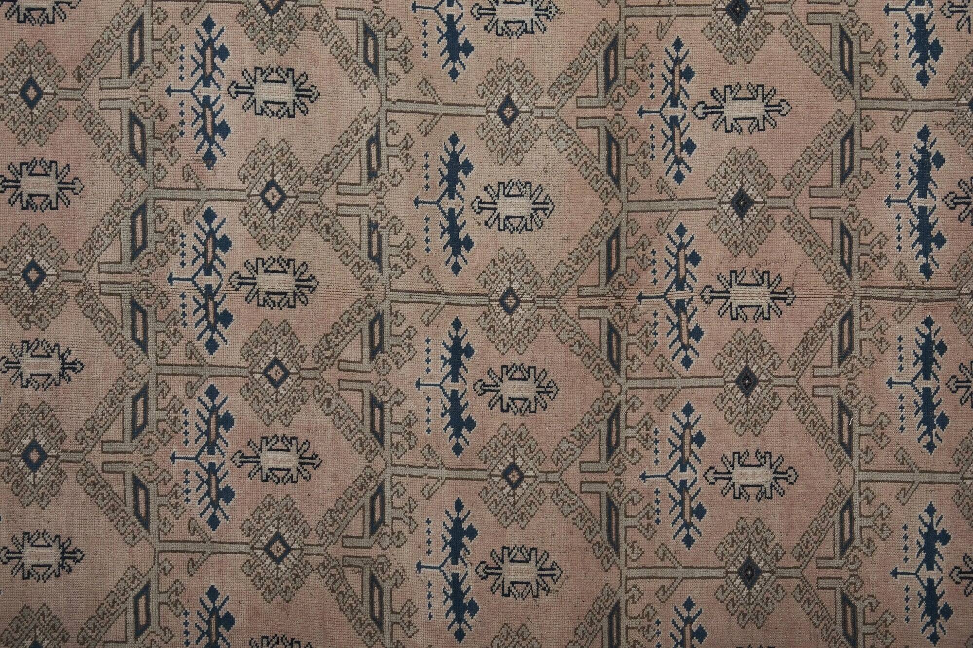 Vintage Turkish Oushak rug 302x393 cm