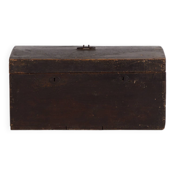 Coffre ancien à patine foncée (c.1920) #10