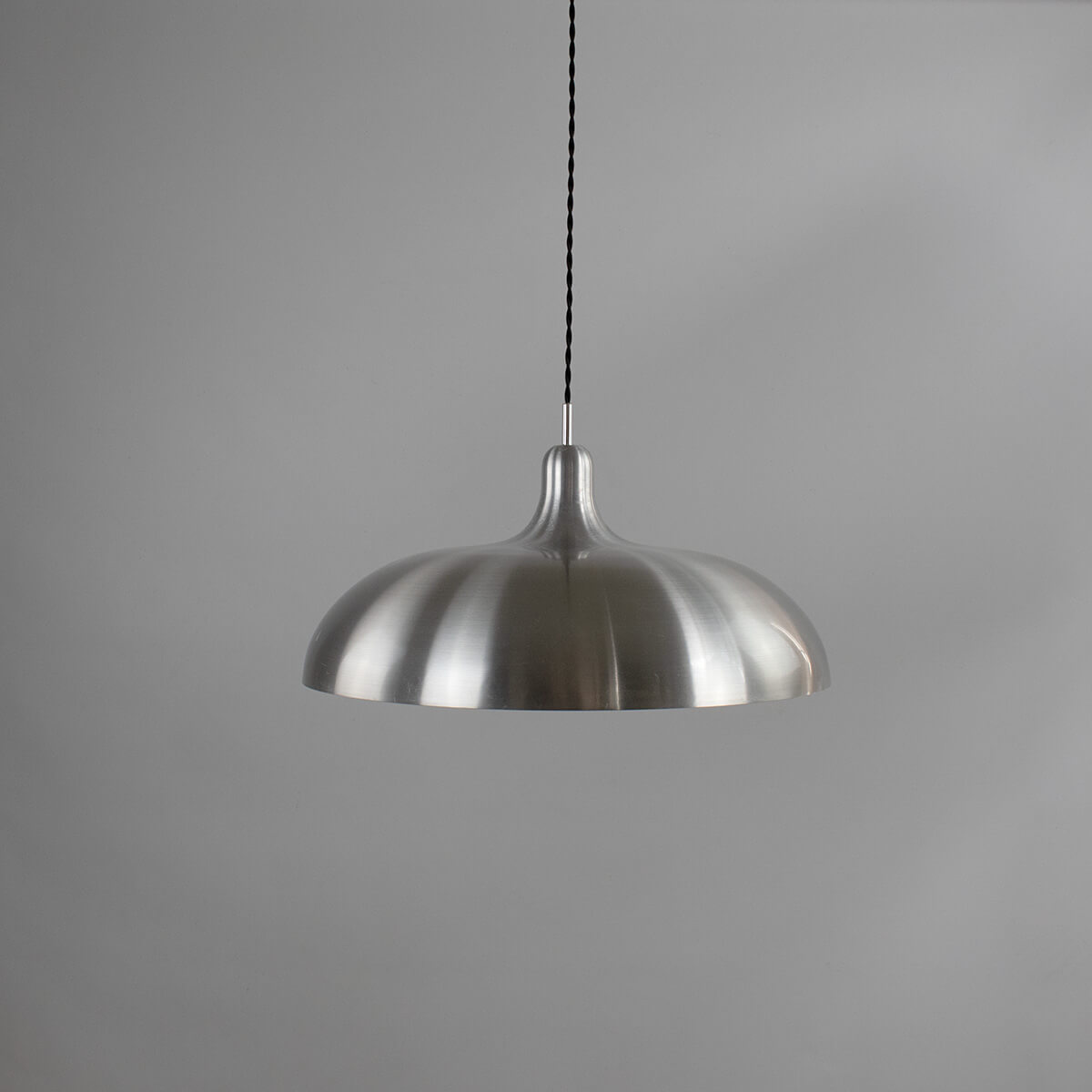 1960s vintage aluminium hanging lamp