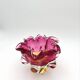Bowl Ashtray Josef Hospodka Chribska Sommerso Rose 14cm 1.78kg