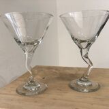 6 glasses Martini or cocktail
