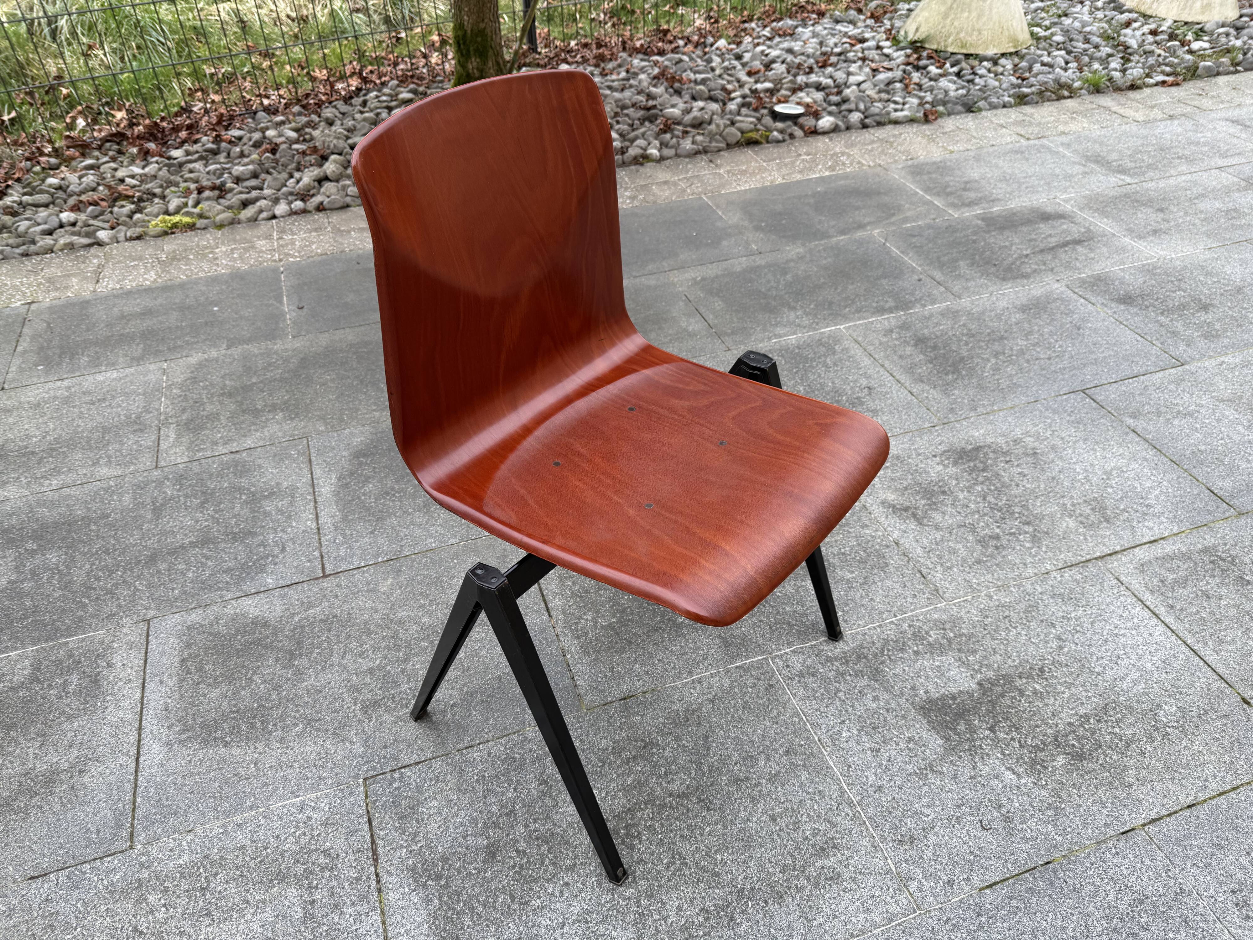Set of 6 Galvanitas Thur chairs - Op -Seat model S22, 1960s