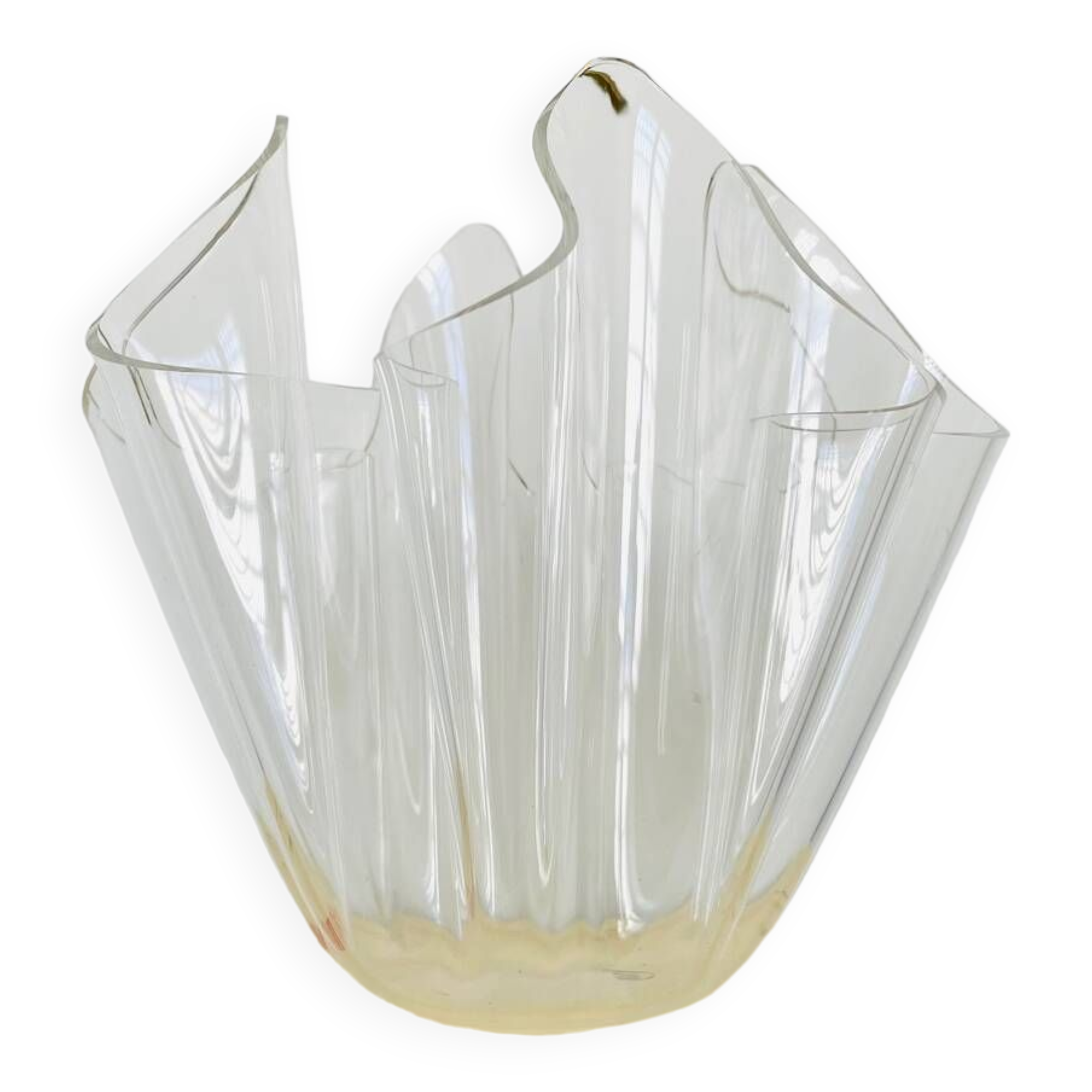 Vintage draped plexiglass cup