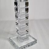 Crystal candle holder, Saint-Louis design Jean Sala