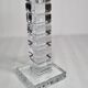 Crystal candle holder, Saint-Louis design Jean Sala