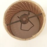 Mini lampshade with vintage perforated cardboard pliers