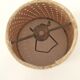 Mini lampshade with vintage perforated cardboard pliers
