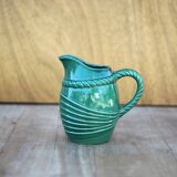 Vintage pitcher, vintage vase, Poët Laval pitcher, bandeau model, PL France, vintage carafe, decoration